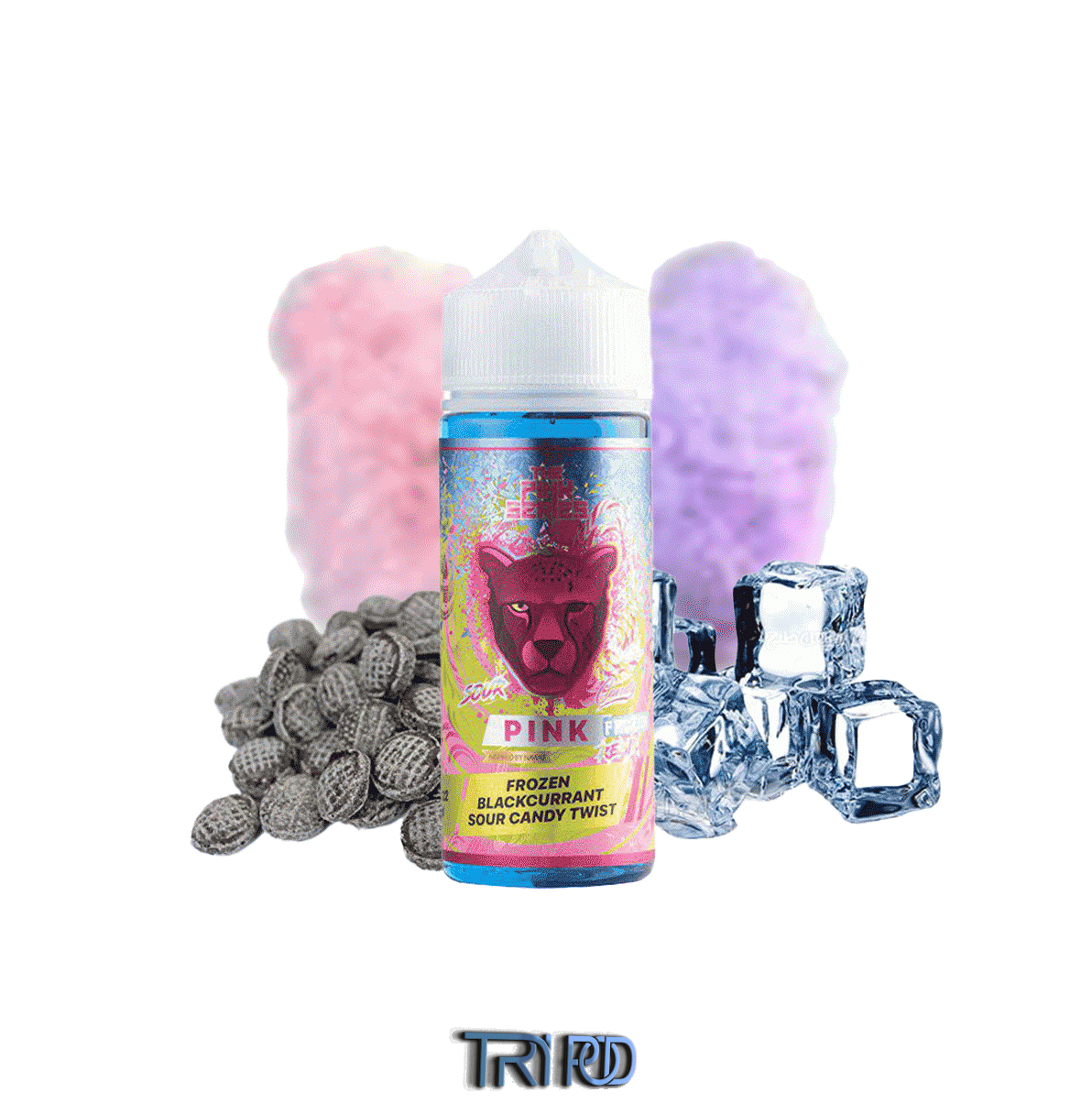 جویس آبنبات انگور فرنگی یخ دکتر ویپز DR.VAPES PINK FROZEN REMIX 120ML